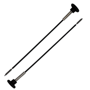 4proof Bürsten-Elektrodenpaar 300 mm Einsteck-Elektrodenspitzen - incl. Griffstück